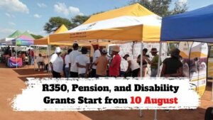 SASSA Confirms Payment Rollout: R350, Pension, and Disability Grants Start from 10 August